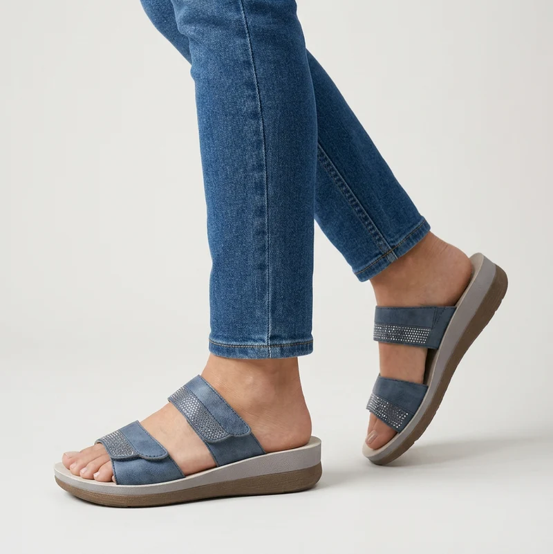Jaika | Stilvolle Damen-Slipper mit gepolsterter Sohle