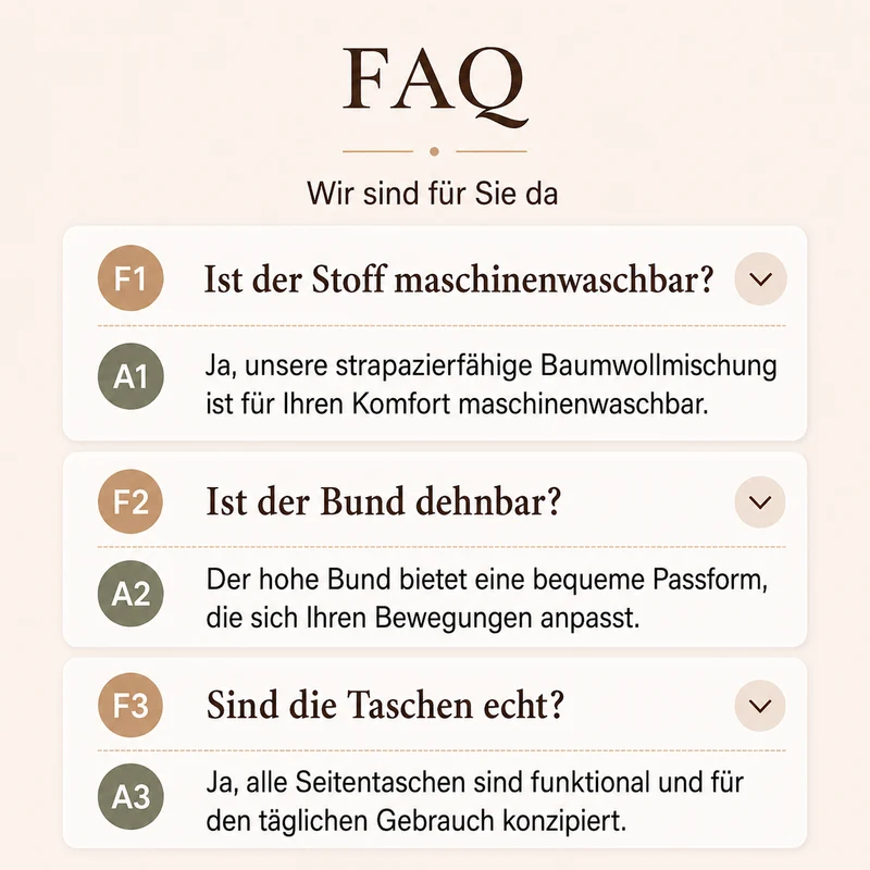 Falivana | Hoch geschnittene Cargo-Caprihose mit Taschen