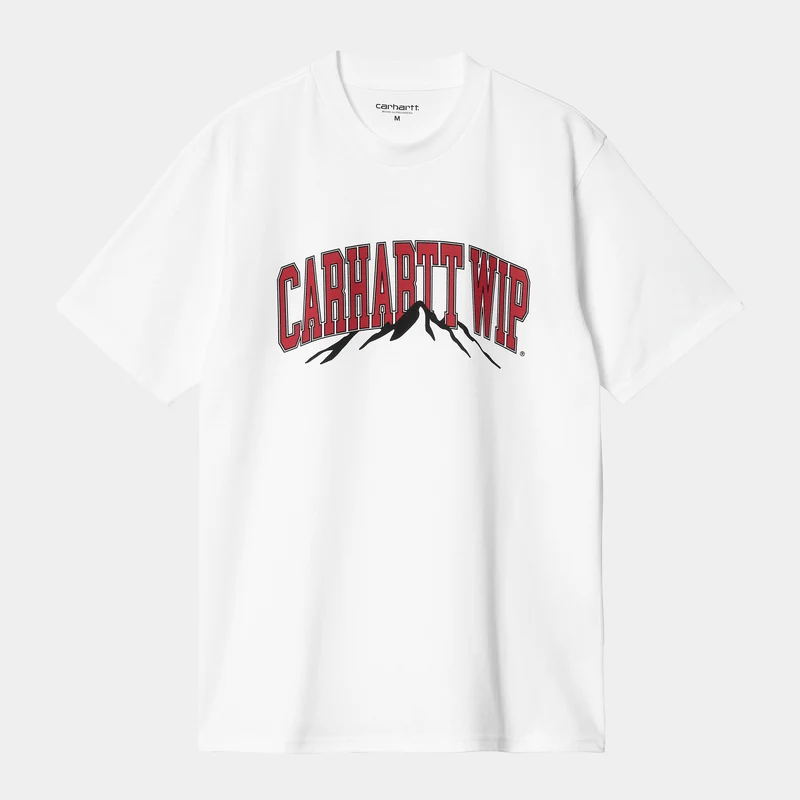 Carhartt WIP Mountain College T-Shirt für Herren – Weiß