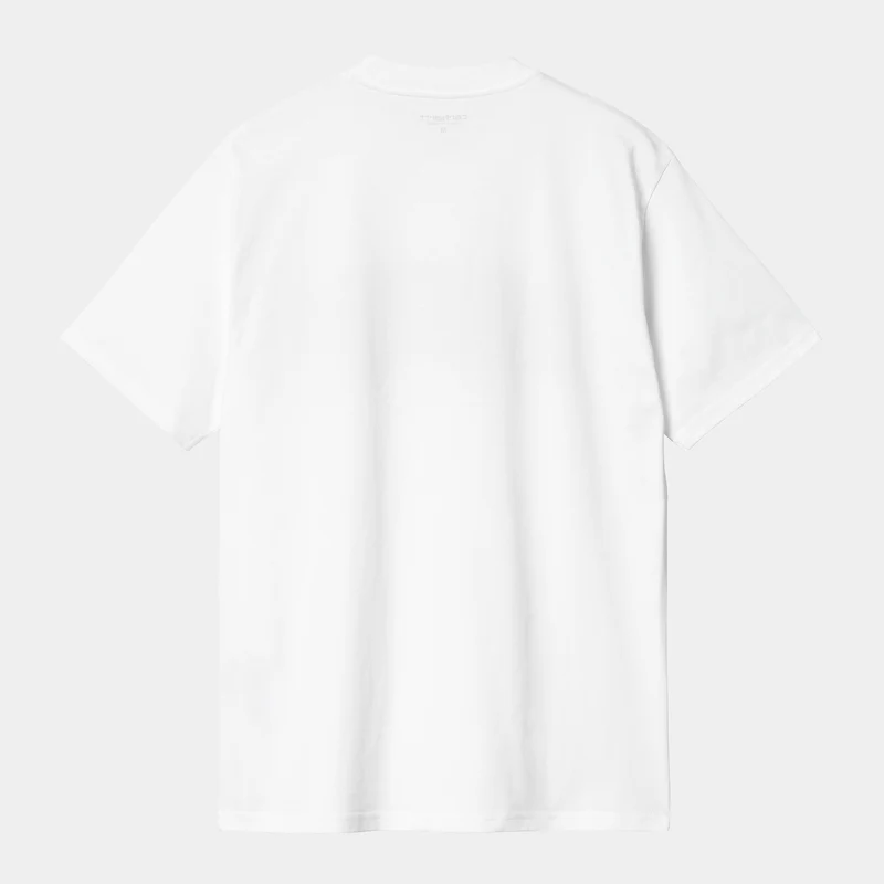 Carhartt WIP Mountain College T-Shirt für Herren – Weiß