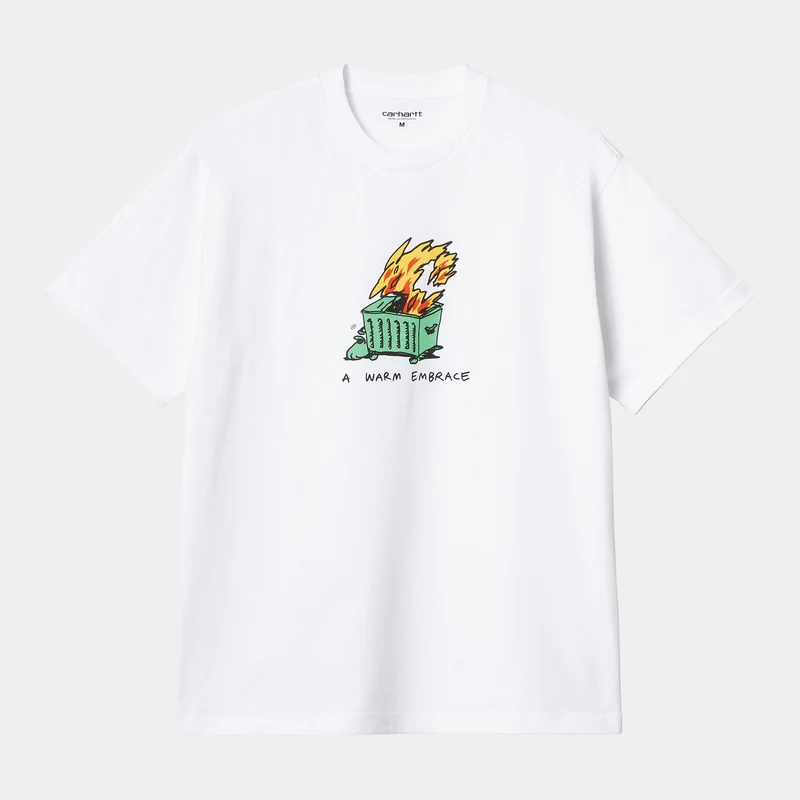 Carhartt WIP Warm Embrace T-Shirt für Herren - Weiß