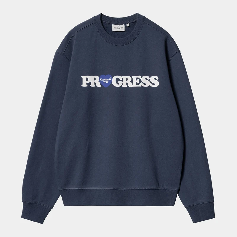 Carhartt WIP I Heart Progress Sweat-Top für Herren - Blau