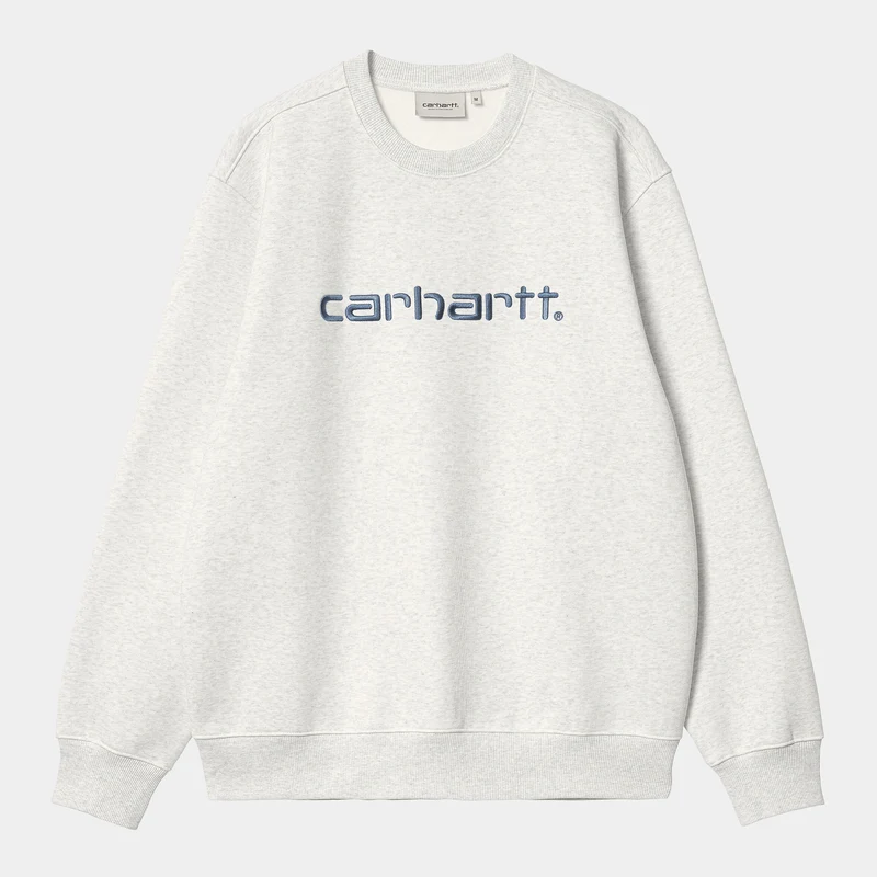 Carhartt WIP Herren Carhartt WIP Sweat-Top – Ash Heather / Liberty