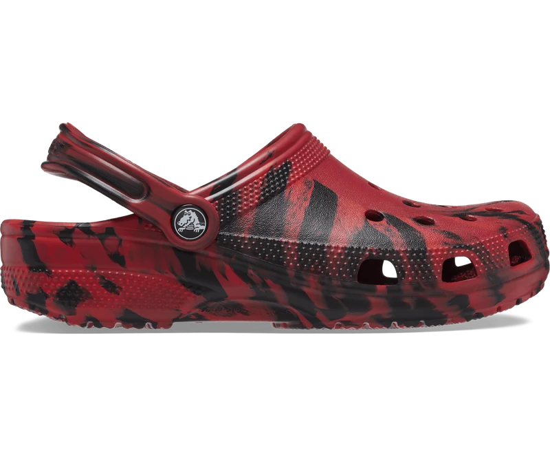 Crocs Unisex Classic Marbled Clog - Pfefferschwarz