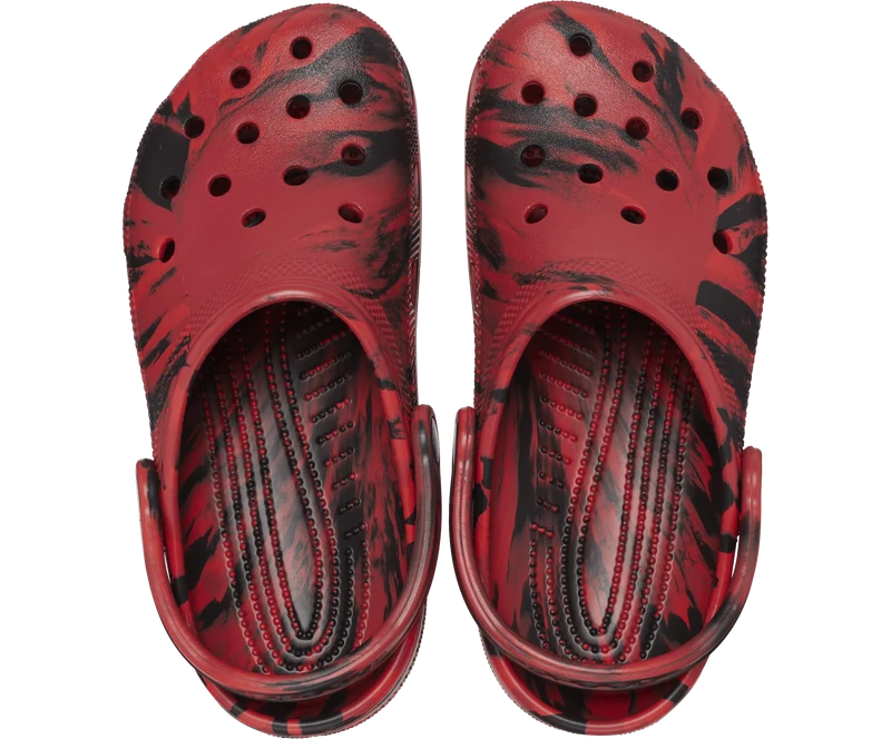 Crocs Unisex Classic Marbled Clog - Pfefferschwarz