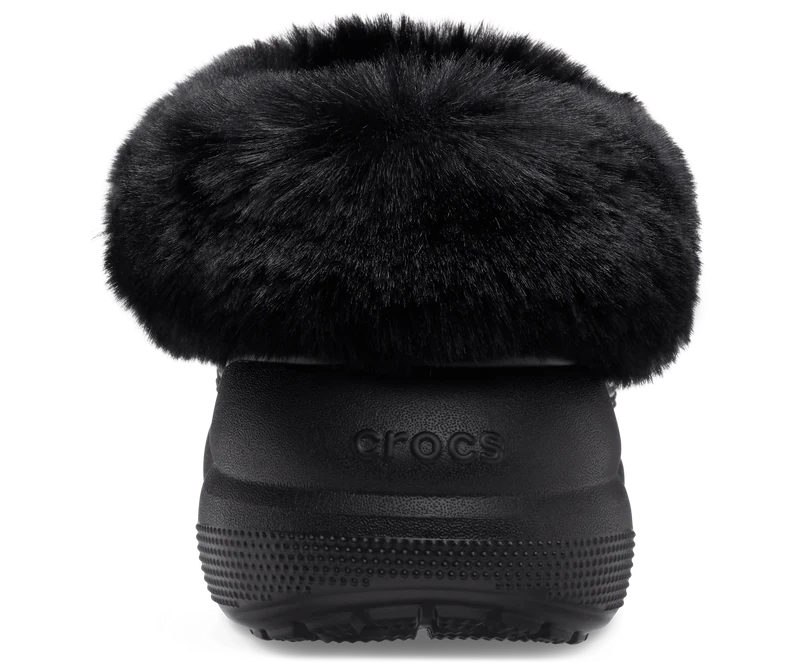 Crocs Unisex Furever Crush Clog - Schwarz