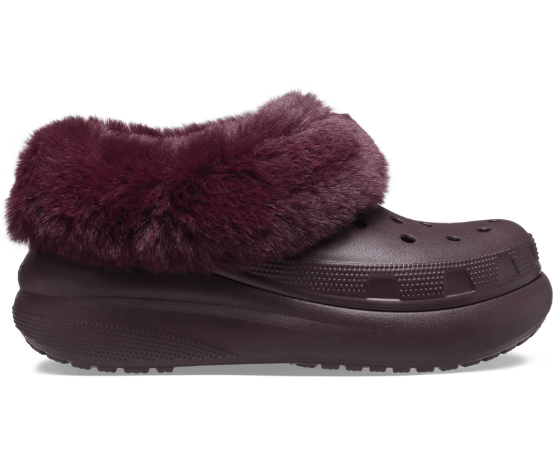 Crocs Unisex Furever Crush Clog - Dunkle Kirsche