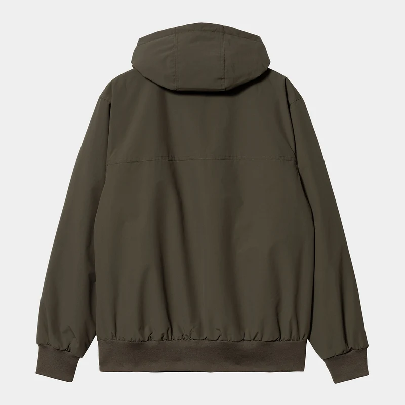 Carhartt WIP Segeljacke mit Kapuze für Herren - Zypresse / Schwarz