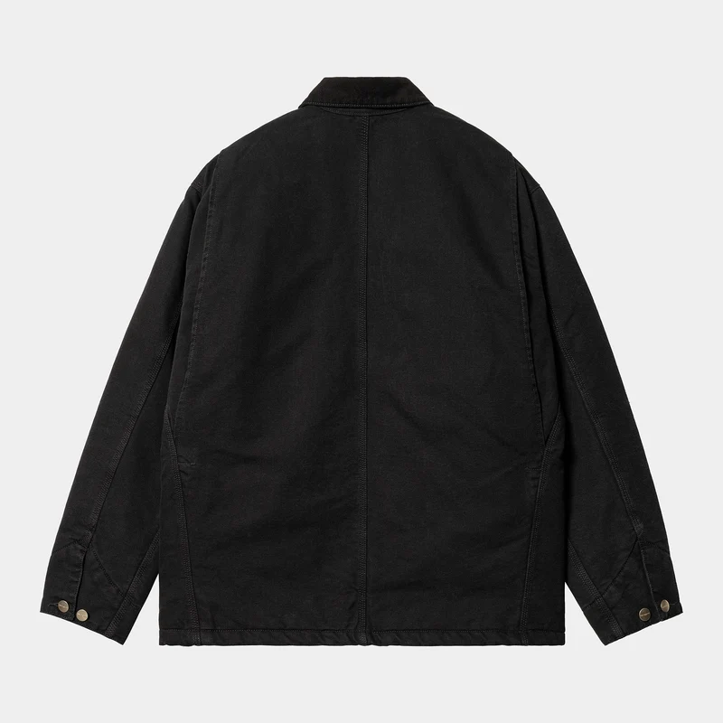 Carhartt WIP Herren OG Chore Aged Canvas Jacke – Schwarz / Schwarz