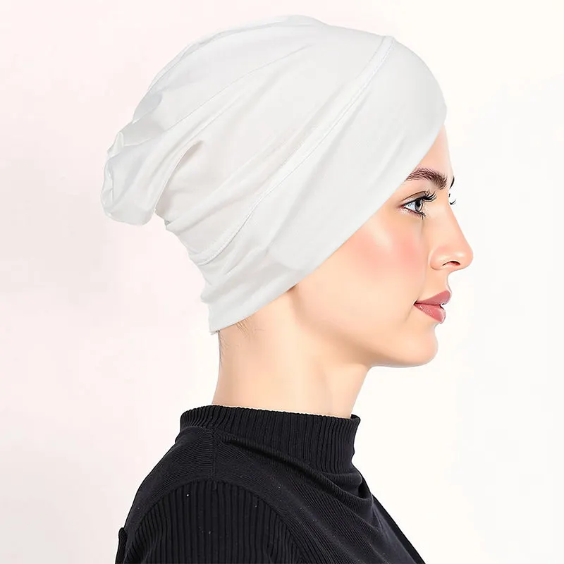 Ashnea | Weiche Stretch-Turbanmütze mit sicherem Halt