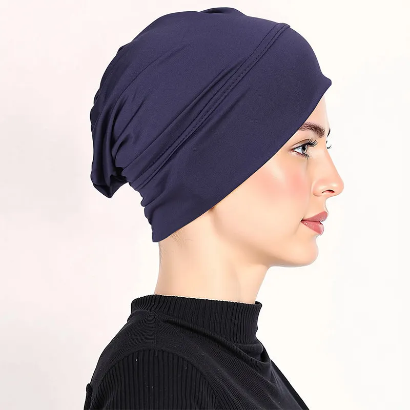 Ashnea | Weiche Stretch-Turbanmütze mit sicherem Halt