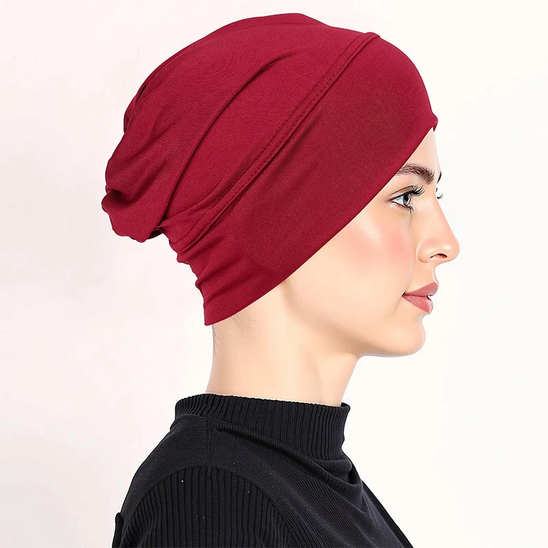 Ashnea | Weiche Stretch-Turbanmütze mit sicherem Halt