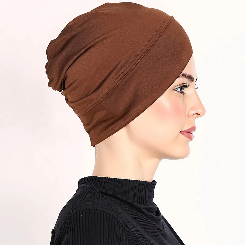 Ashnea | Weiche Stretch-Turbanmütze mit sicherem Halt