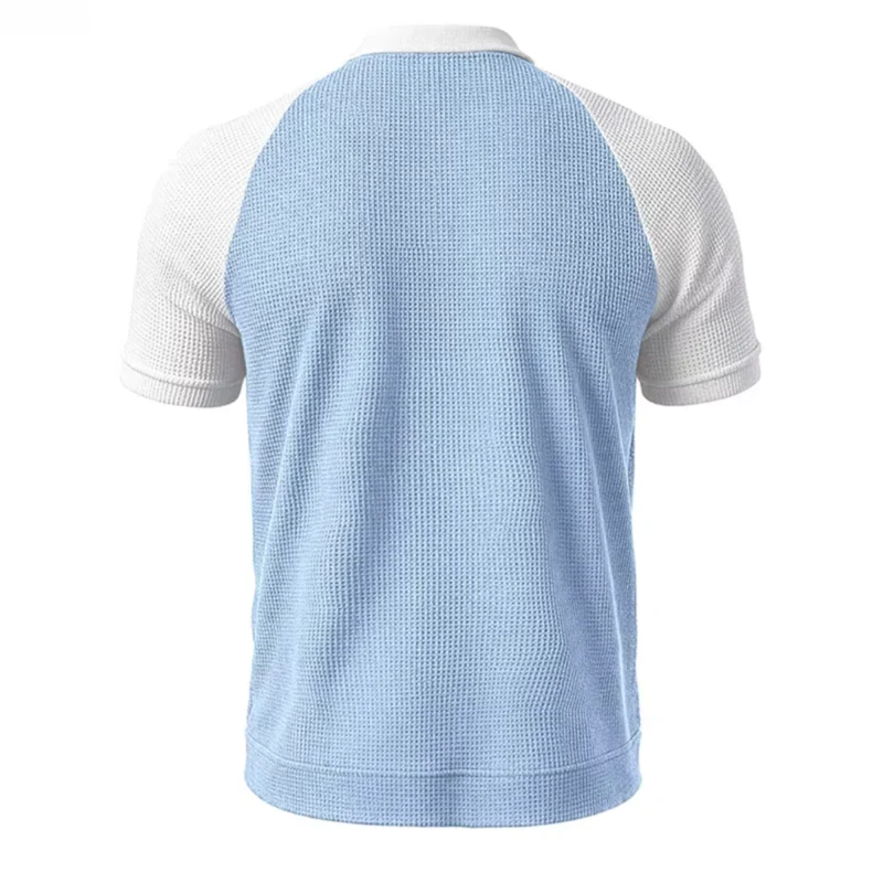 Reyvan | Gestricktes Herren-Sommerhemd mit Knopfleiste