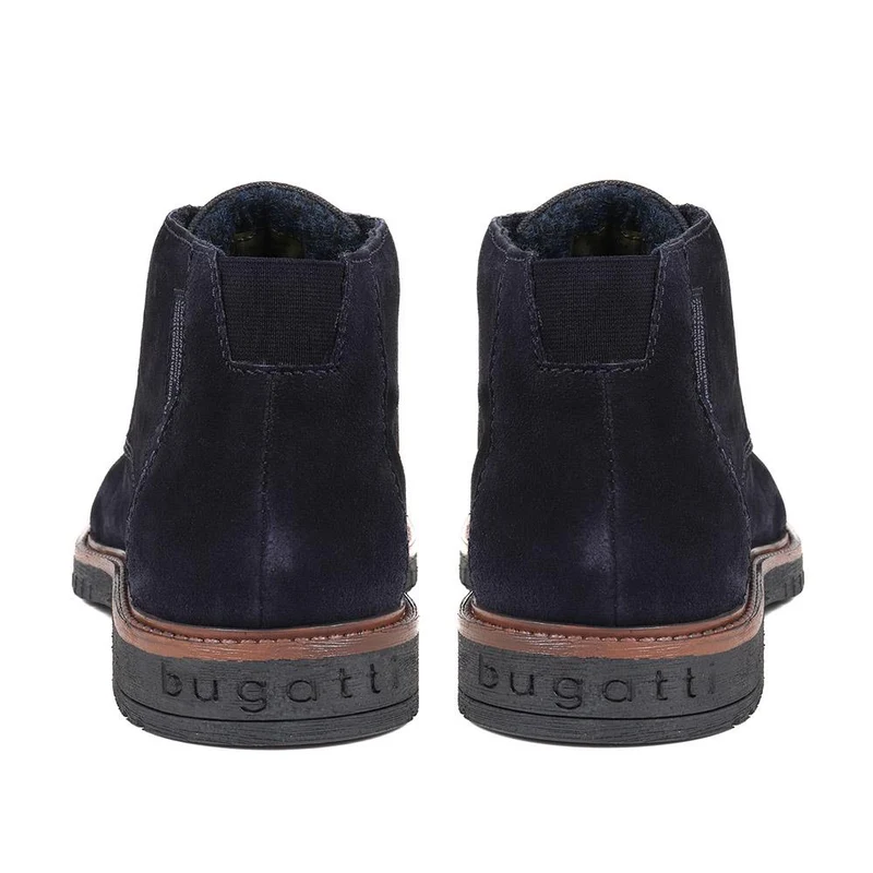 Caj Leather Chukka Boots - BUG38505 / 324 038 - Navy Suede