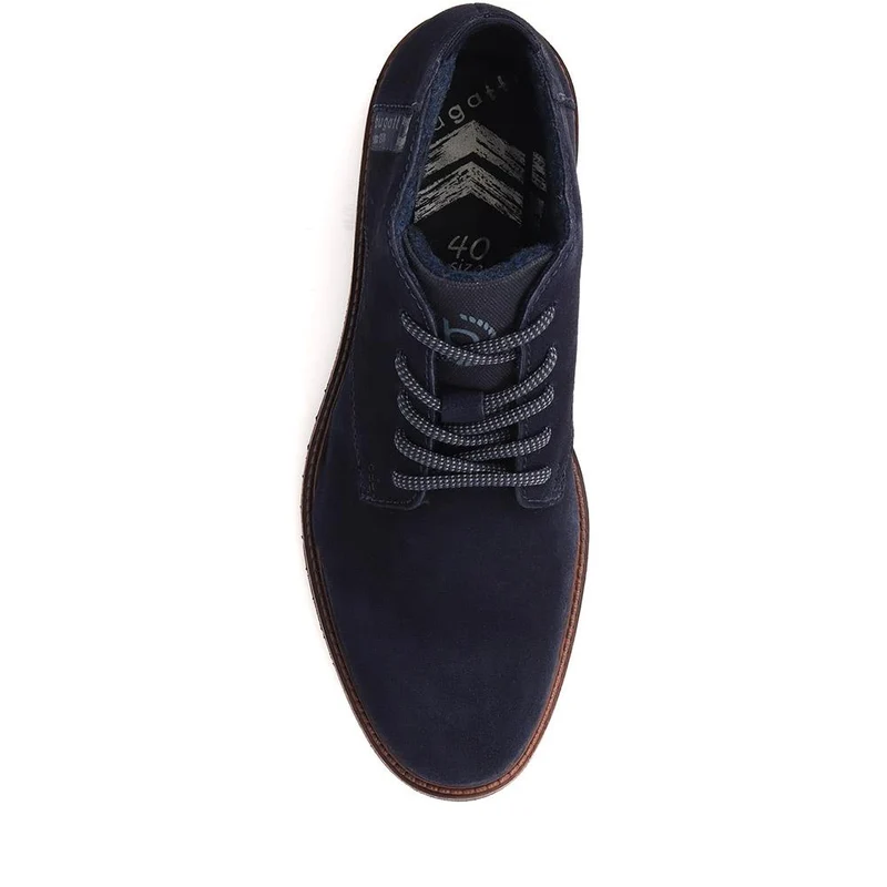 Caj Leather Chukka Boots - BUG38505 / 324 038 - Navy Suede