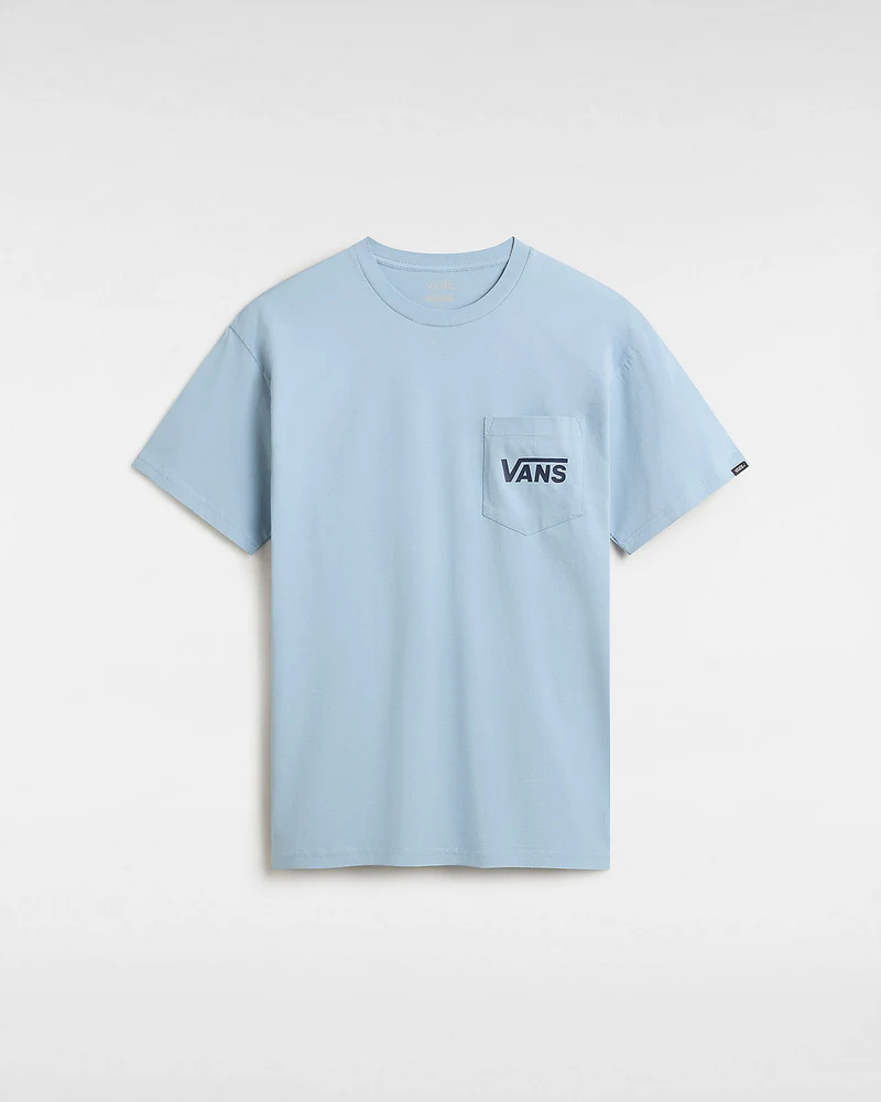 VANS Herren-T-Shirt mit klassischem Rücken – Blau