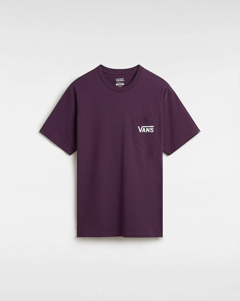 VANS Herren-T-Shirt mit klassischem Rücken – Wein