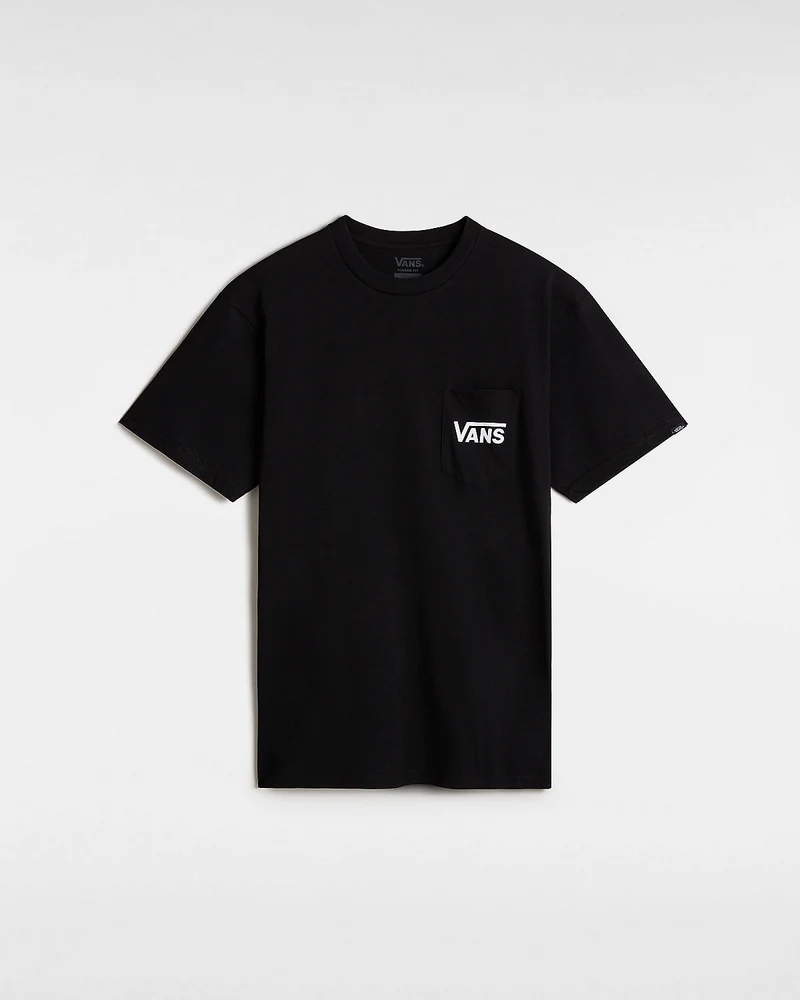 VANS Herren-T-Shirt mit klassischem Rücken – Schwarz