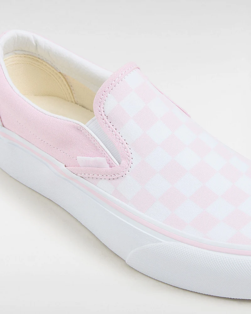 VANS Unisex Checkerboard Classic Slip-On-Plattform-Sneaker – Cradle Pink