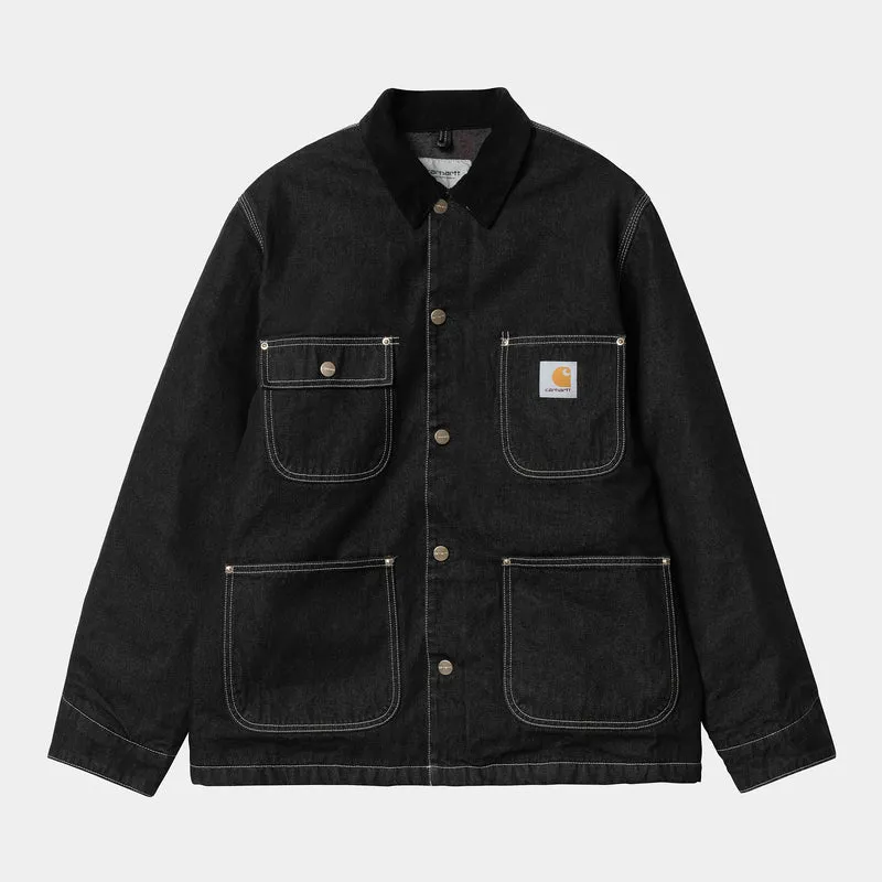 Carhartt WIP Herren OG Chore One Wash Jacke - Schwarz / Schwarz