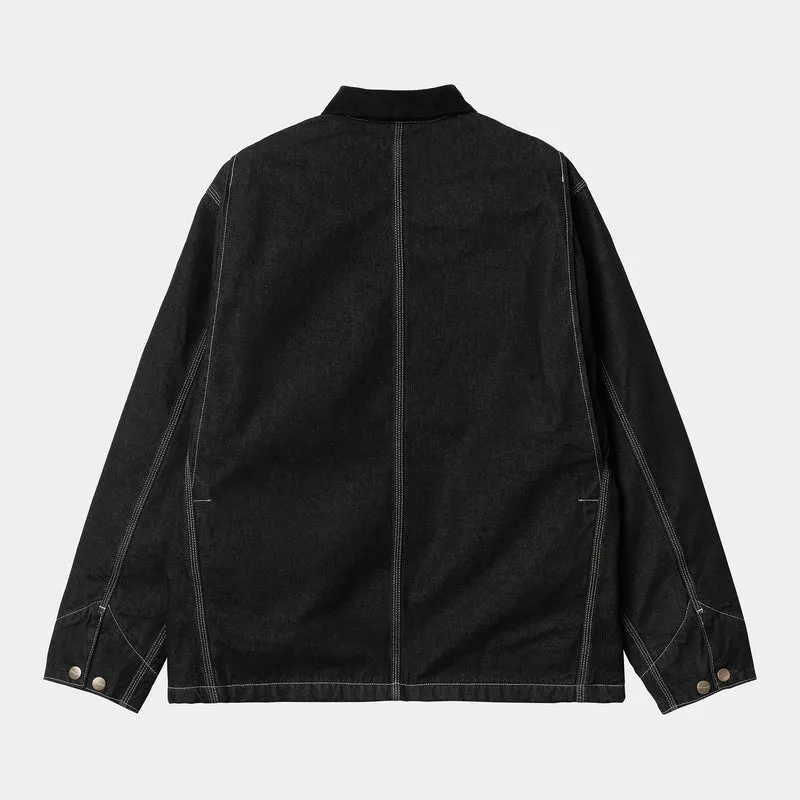 Carhartt WIP Herren OG Chore One Wash Jacke - Schwarz / Schwarz