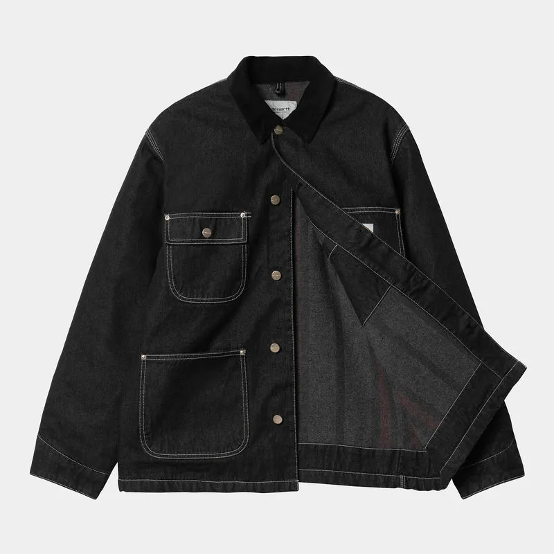 Carhartt WIP Herren OG Chore One Wash Jacke - Schwarz / Schwarz