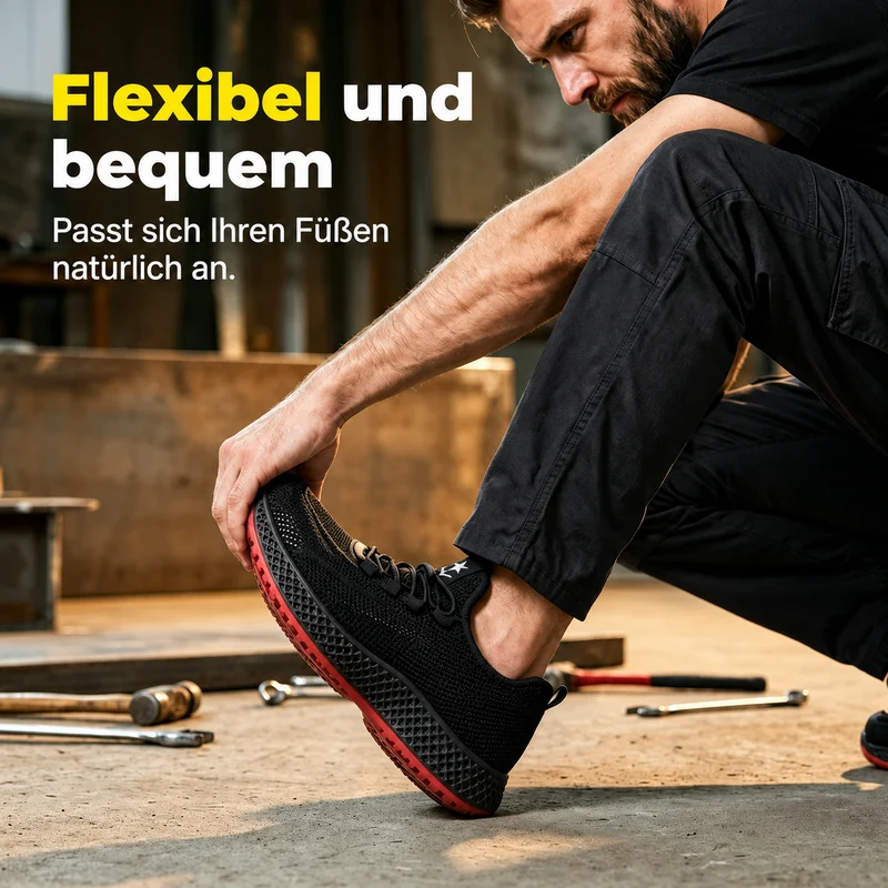 Danielo | Bequeme Herren-Sneaker mit luftiger Strickstruktur