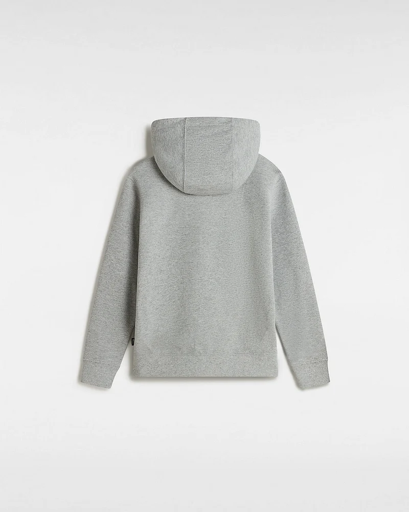 VANS Klassischer Kapuzenpullover für Kinder mit Reißverschluss vorne – Cement Heather