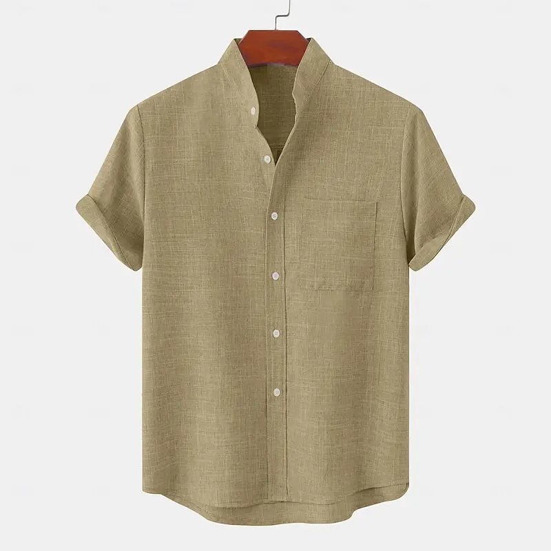 Lorion | Lässiges Button-down-Hemd mit weicher Struktur