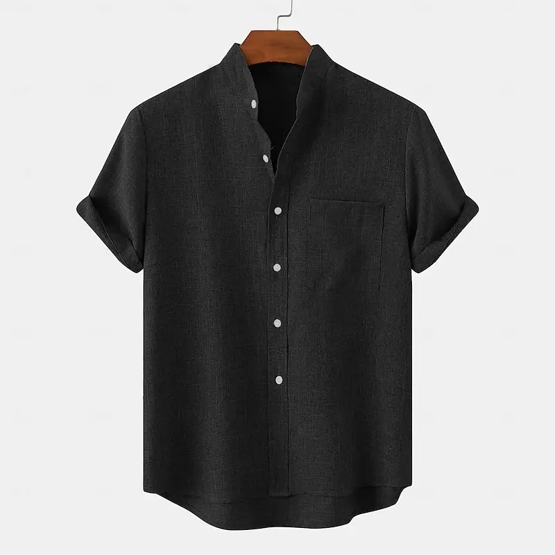 Lorion | Lässiges Button-down-Hemd mit weicher Struktur