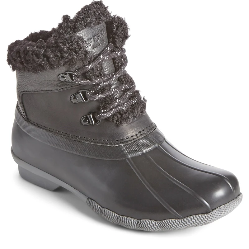 Sperry Damen Saltwater Alpine Stiefeletten – Schwarz