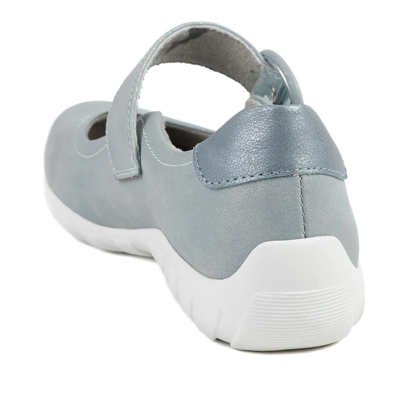 Casual Buckle Fasten Mary Janes - WBINS43015 / 328 824 - Light Blue
