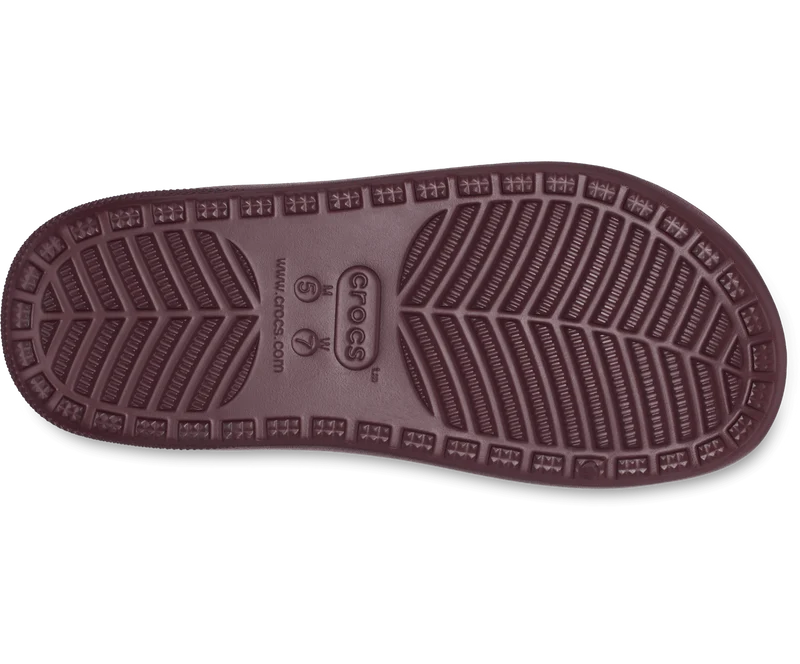 Crocs Unisex Klassische Cozzzy Sandale - Dunkle Kirsche