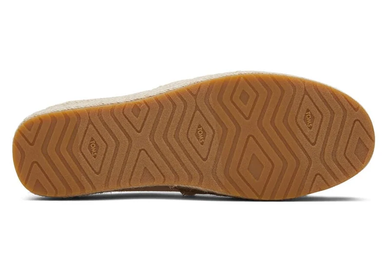 TOMS Damen Valencia Eco Plateau-Espadrille – Weiß