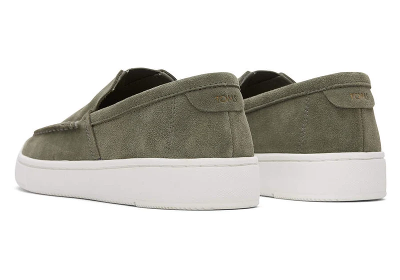 TOMS TRVL Lite Loafer für Herren - Vetivergraues Wildleder