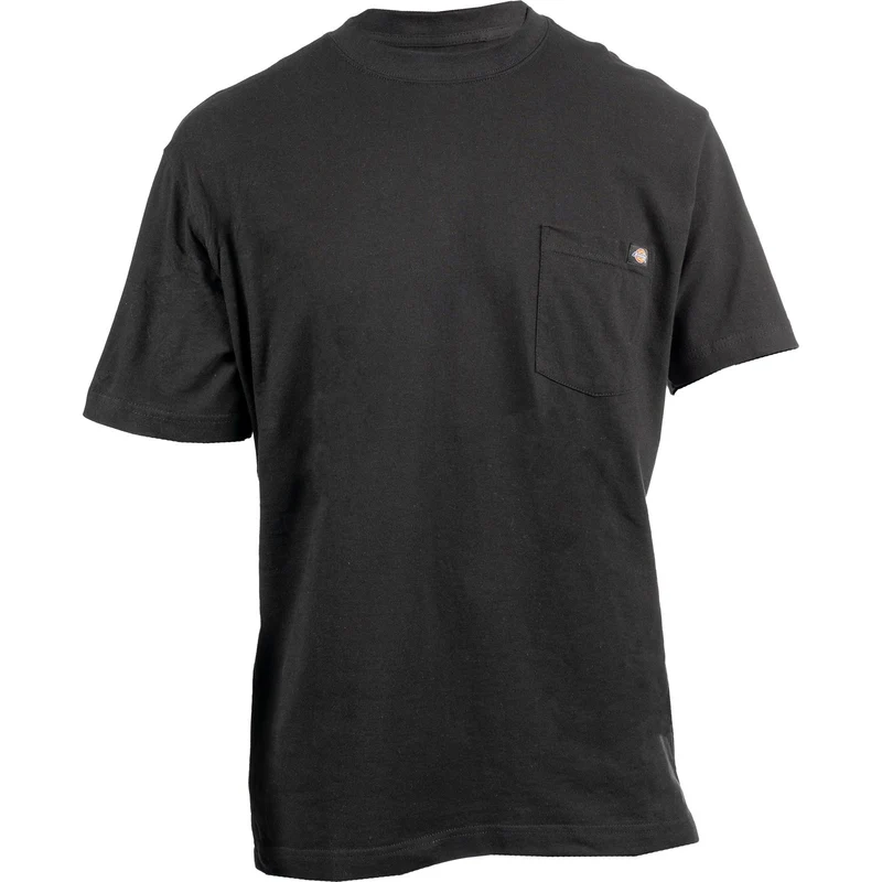 Dickies Kurzärmliges Herren-T-Shirt aus Baumwolle – Schwarz