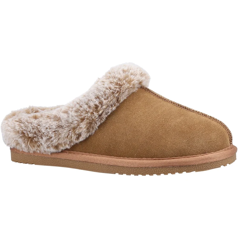 Hush Puppies Damen Amara Slipper – Hellbraun