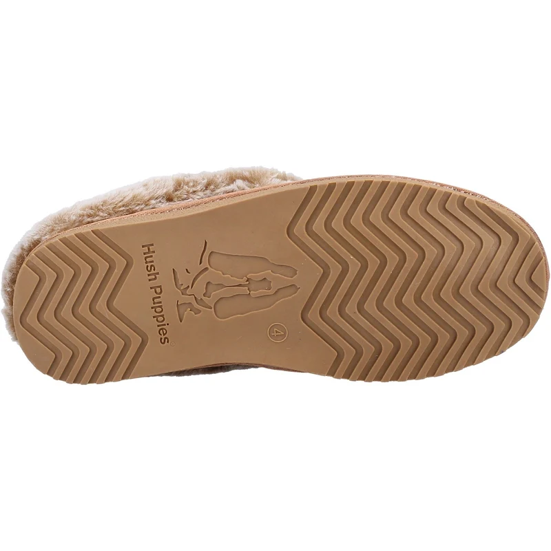 Hush Puppies Damen Amara Slipper – Hellbraun