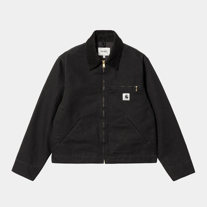 Carhartt WIP Frauen OG Detroit Jacke - Schwarz