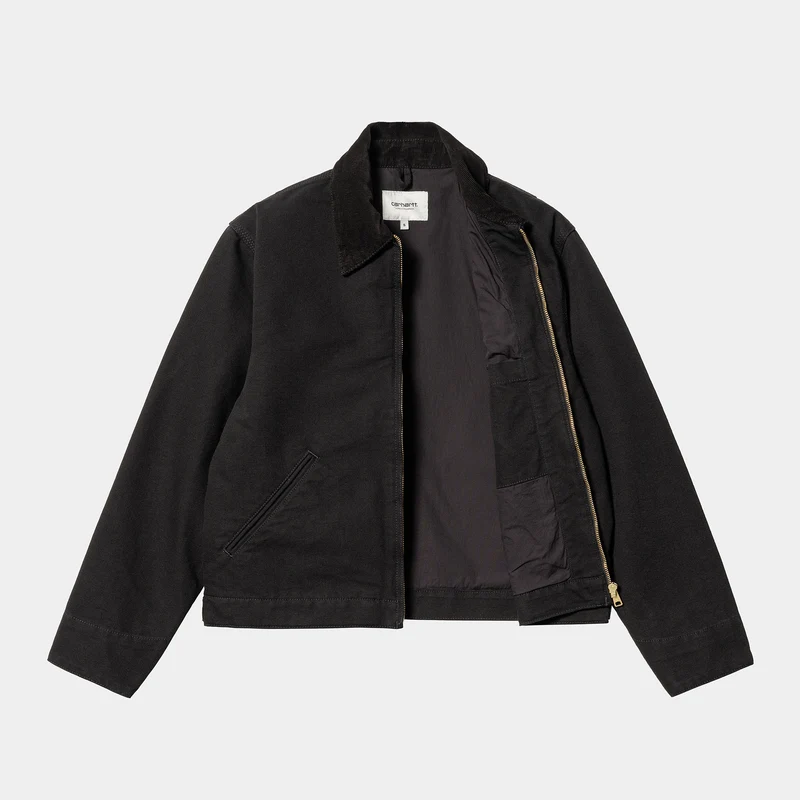 Carhartt WIP Frauen OG Detroit Jacke - Schwarz