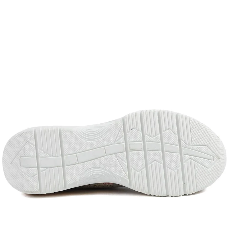 Cushioned Touch Fasten Mary Janes - WBINS43051 / 328 961 - Grey Floral