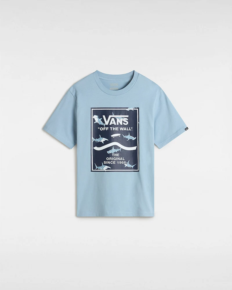 VANS Kinder Print Box 2.0 T-Shirt – Dusty Blue