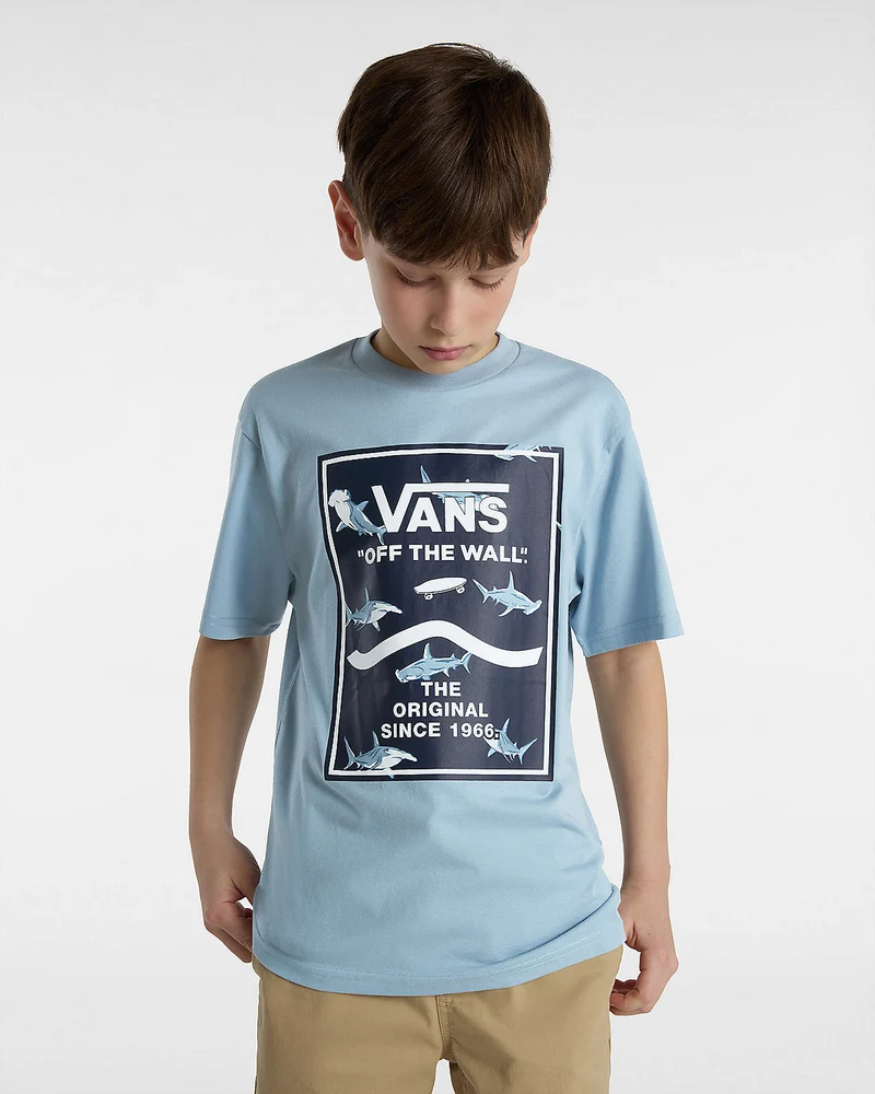 VANS Kinder Print Box 2.0 T-Shirt – Dusty Blue