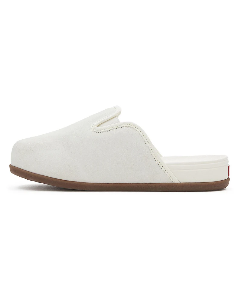 VANS Unisex VR3 Harbor Frottee-Pantoletten – Weiß/Gummi