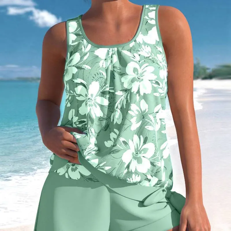 Irishy | Floraler Damen-Badezweiteiler für Strandtage