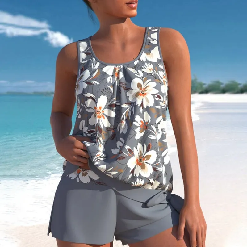 Irishy | Floraler Damen-Badezweiteiler für Strandtage
