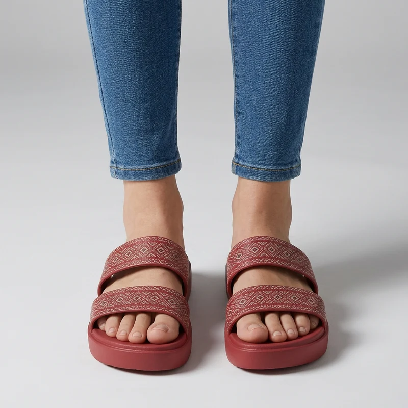 Jhedda | Lässige Doppelriemen-Sandalen mit Komfortsohle