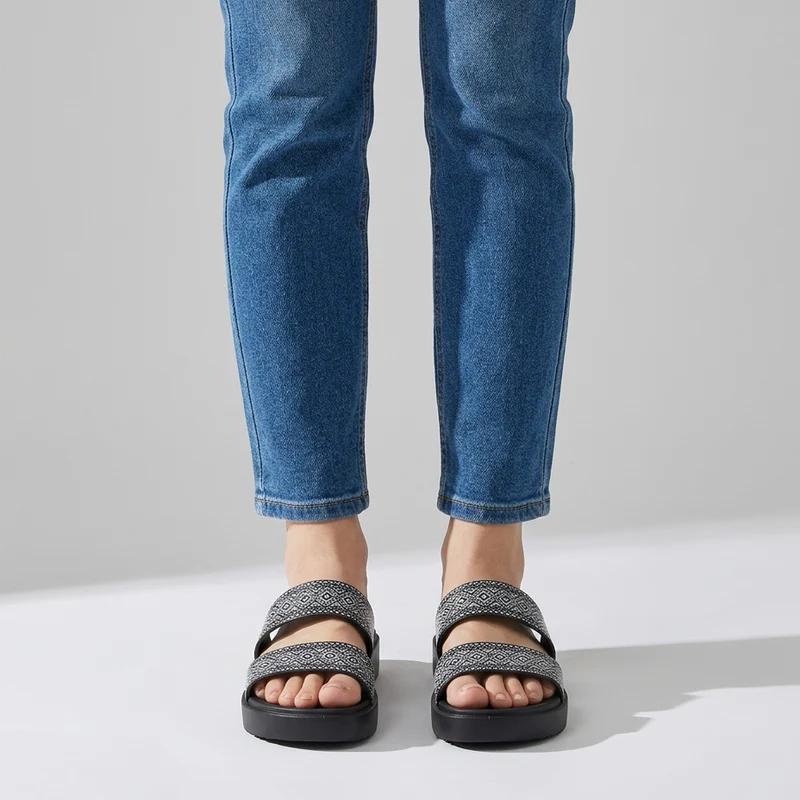 Jhedda | Lässige Doppelriemen-Sandalen mit Komfortsohle