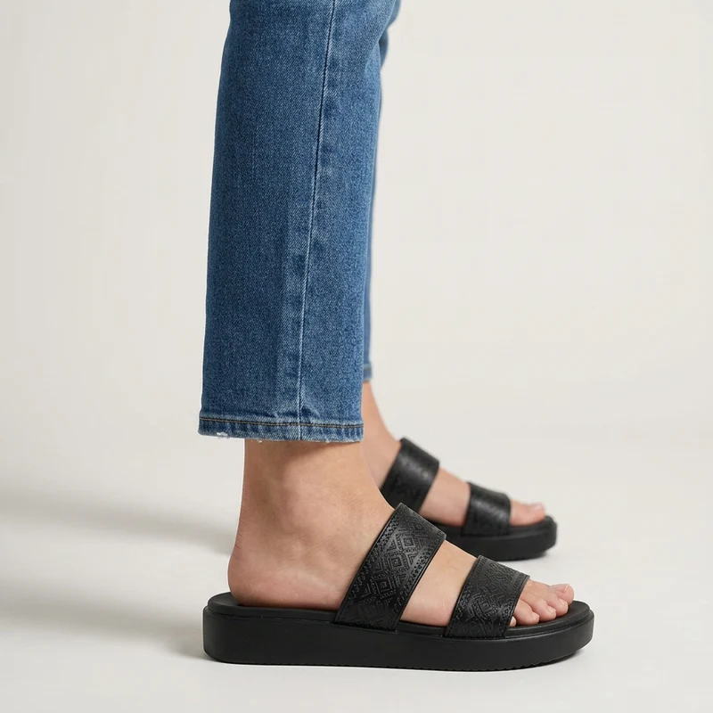 Jhedda | Lässige Doppelriemen-Sandalen mit Komfortsohle